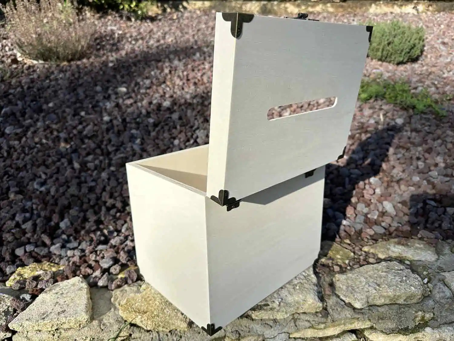 Urne mariage personnalisée peuplier – Plume bohème