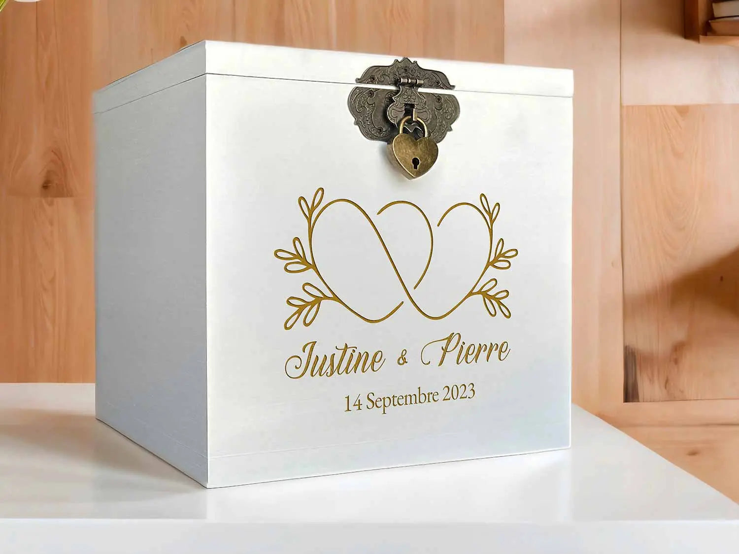 Urne mariage Coeurs