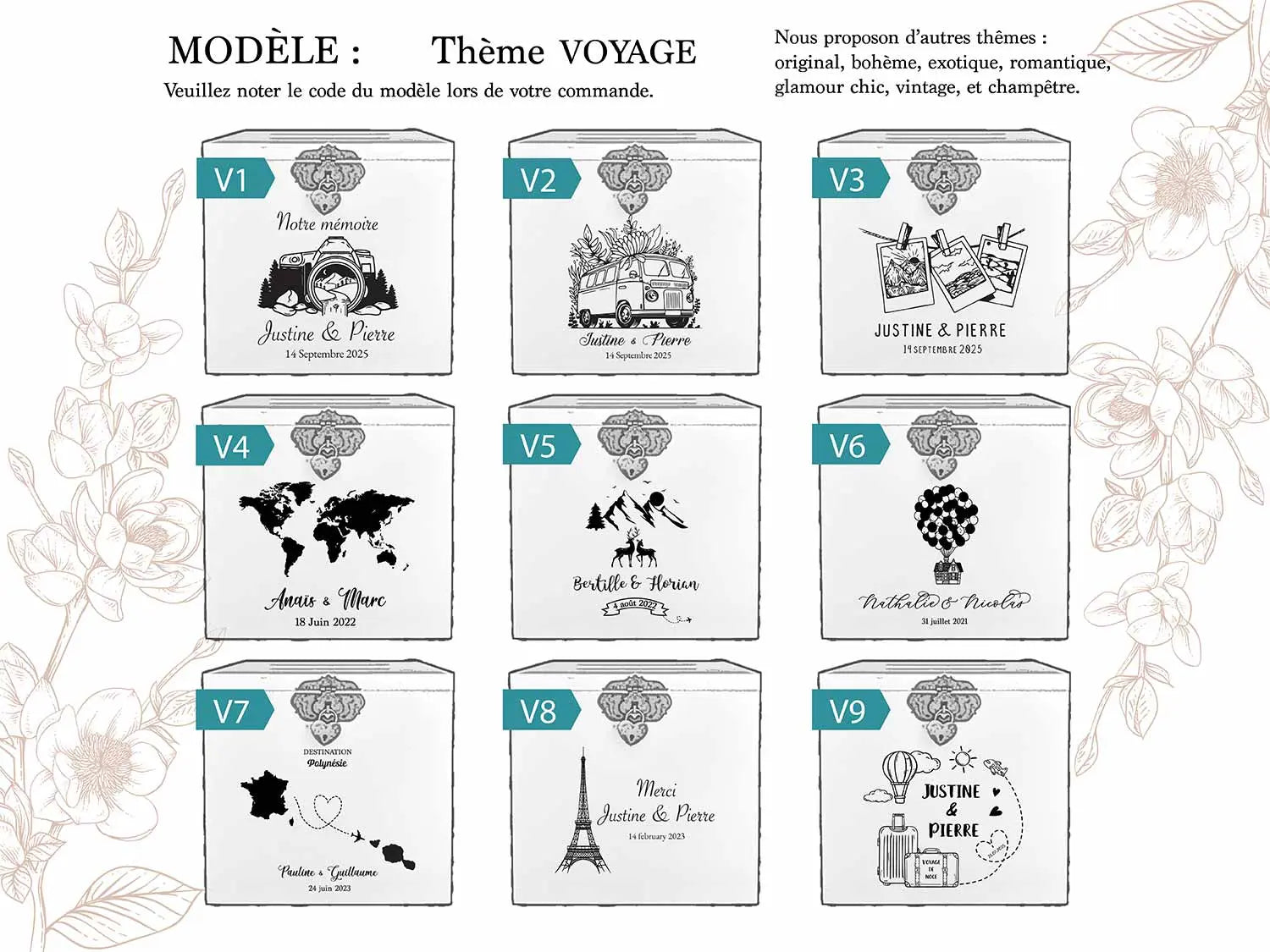 urne-mariage-destination-paradis-modèles