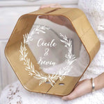 Urne mariage Feuillage Enlacé