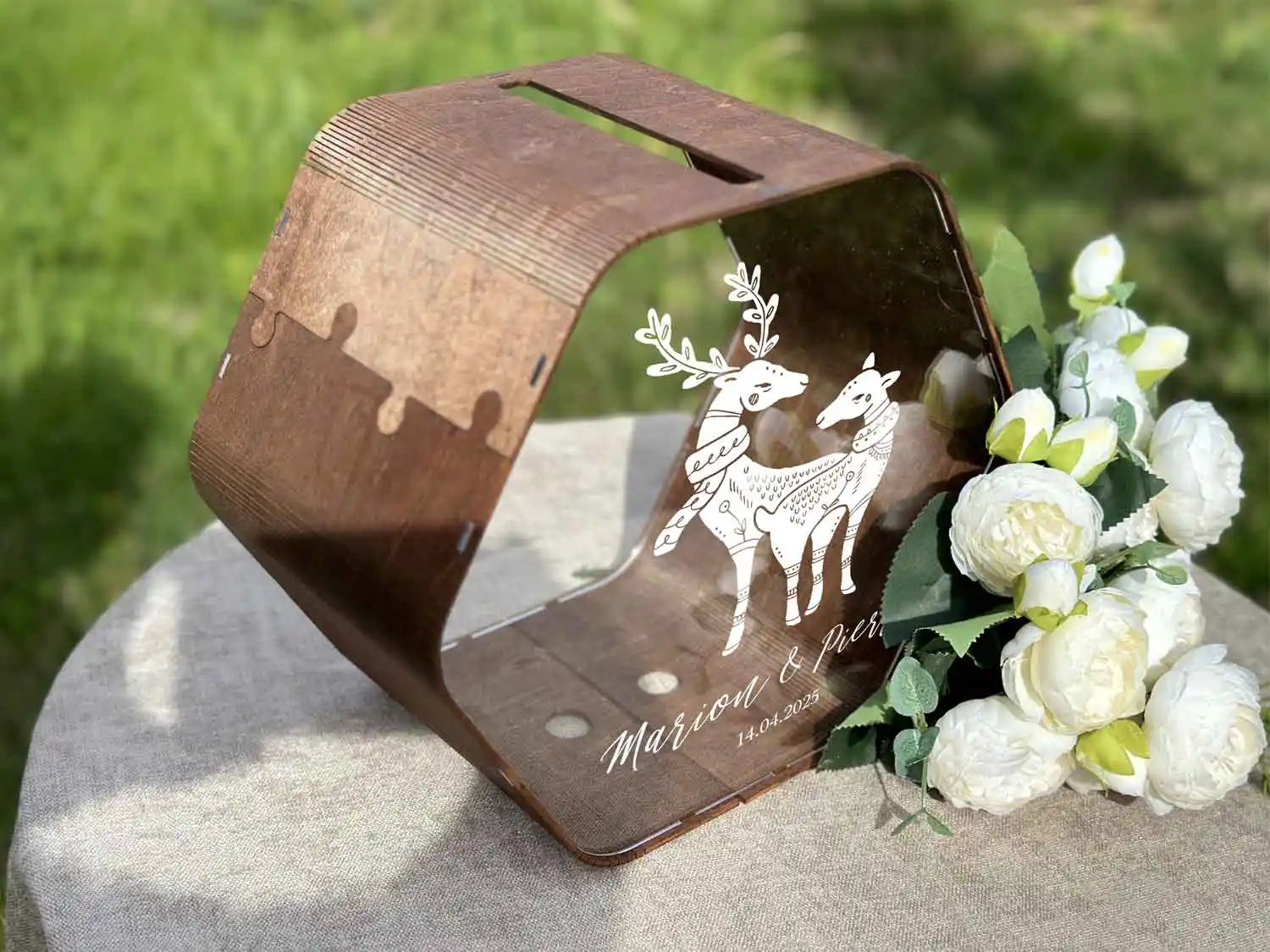 Urne mariage Harmonie Sauvage