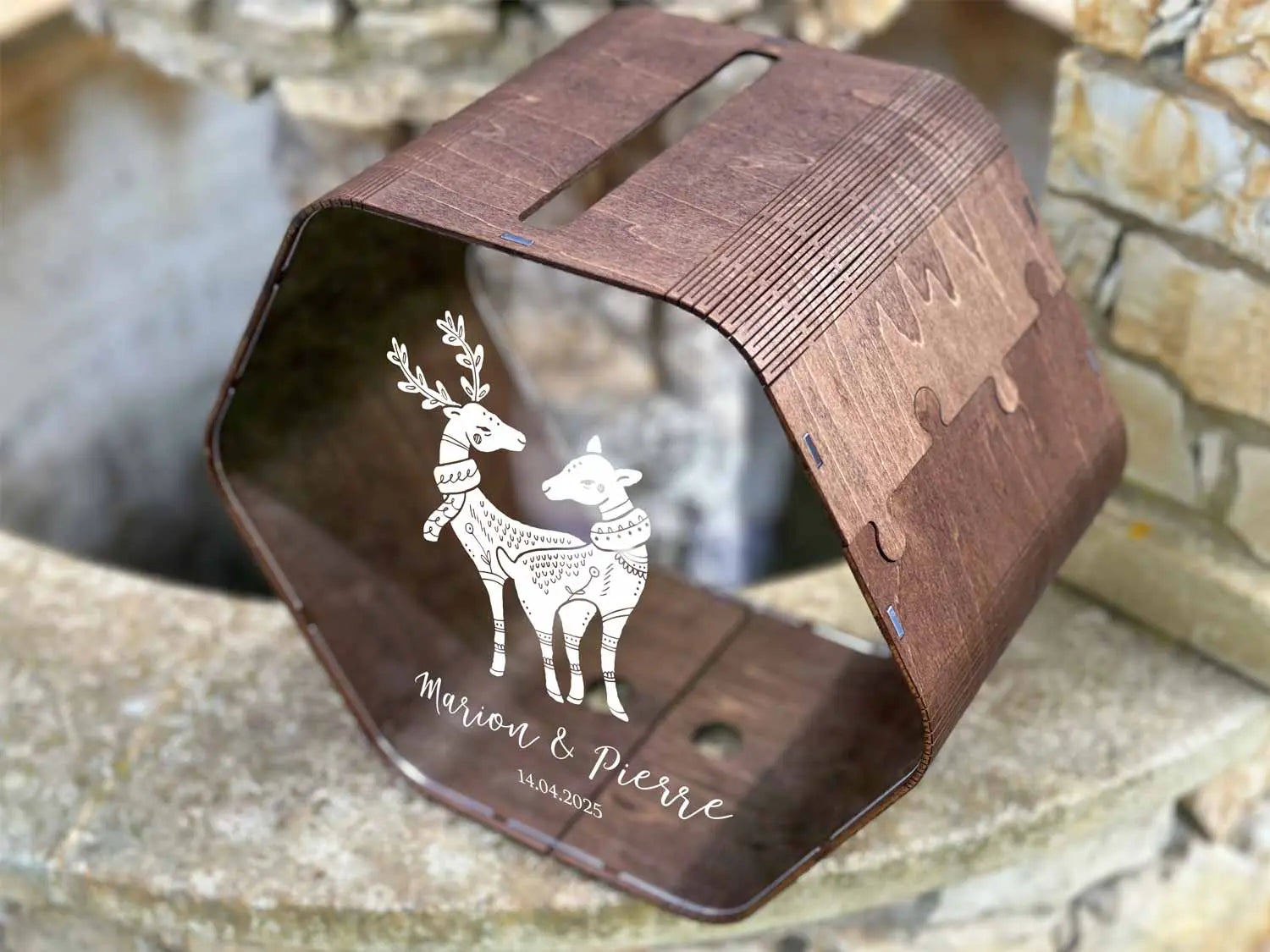 Urne mariage Harmonie Sauvage