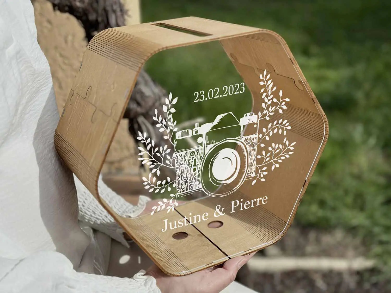 Urne-mariage-souvenir-instantané-face