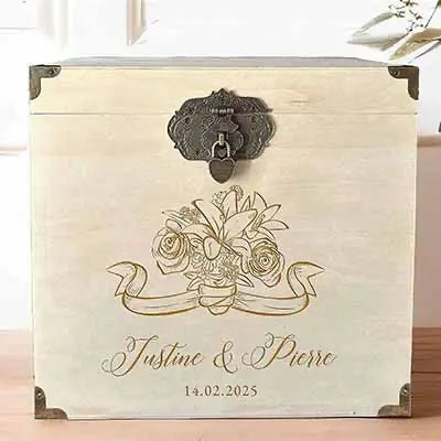 urne-mariage-thème-glamour-chic