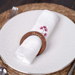 Marque place en bois, Nom de table personnalisé, Cercle
