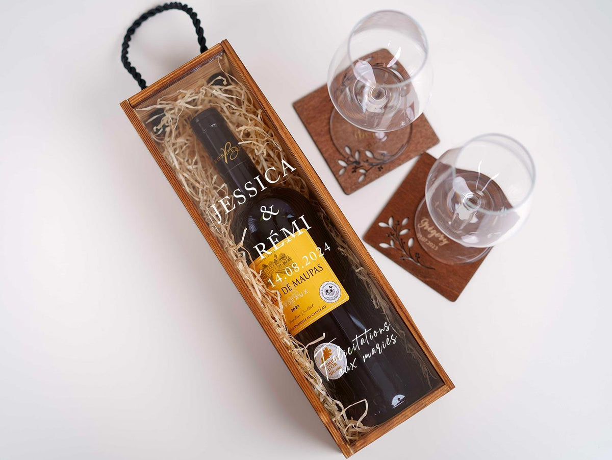 Boite à vin, Cadeau de fiançailles