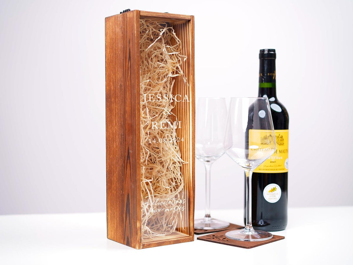 Boite à vin, Cadeau de fiançailles