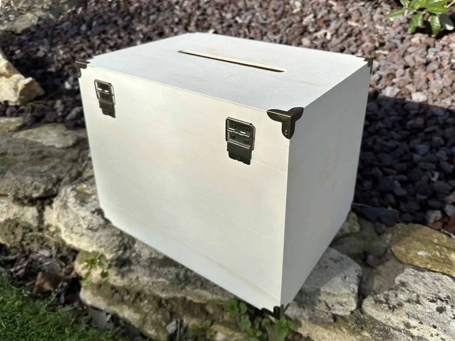 Urne mariage personnalisée peuplier – Plume bohème