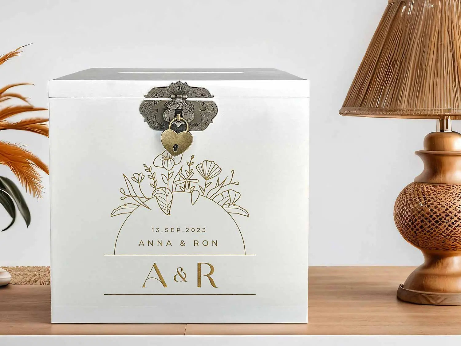 Urne mariage Arche de fleur