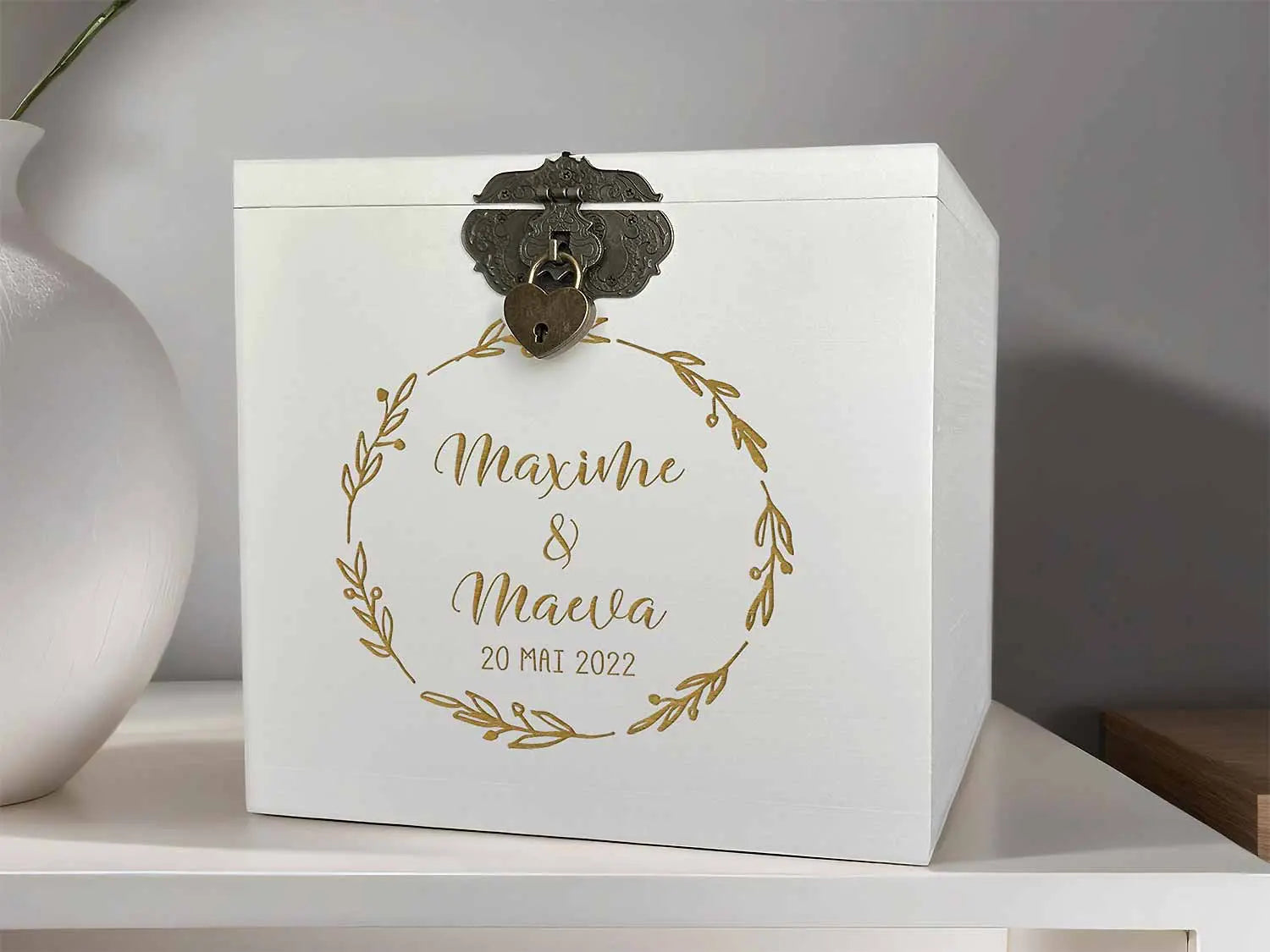 Urne mariage Cercle d’olive