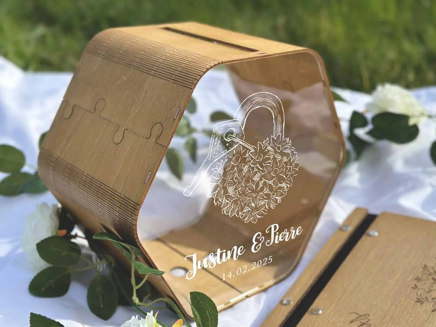 Urne mariage Clé du bonheur