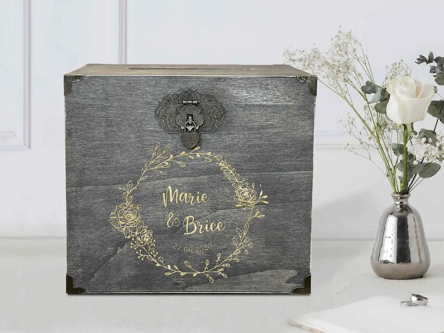 Urne mariage Couronne Naturelle