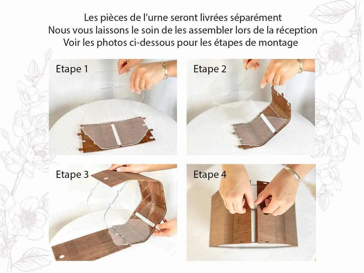 Urne mariage Harmonie Sauvage