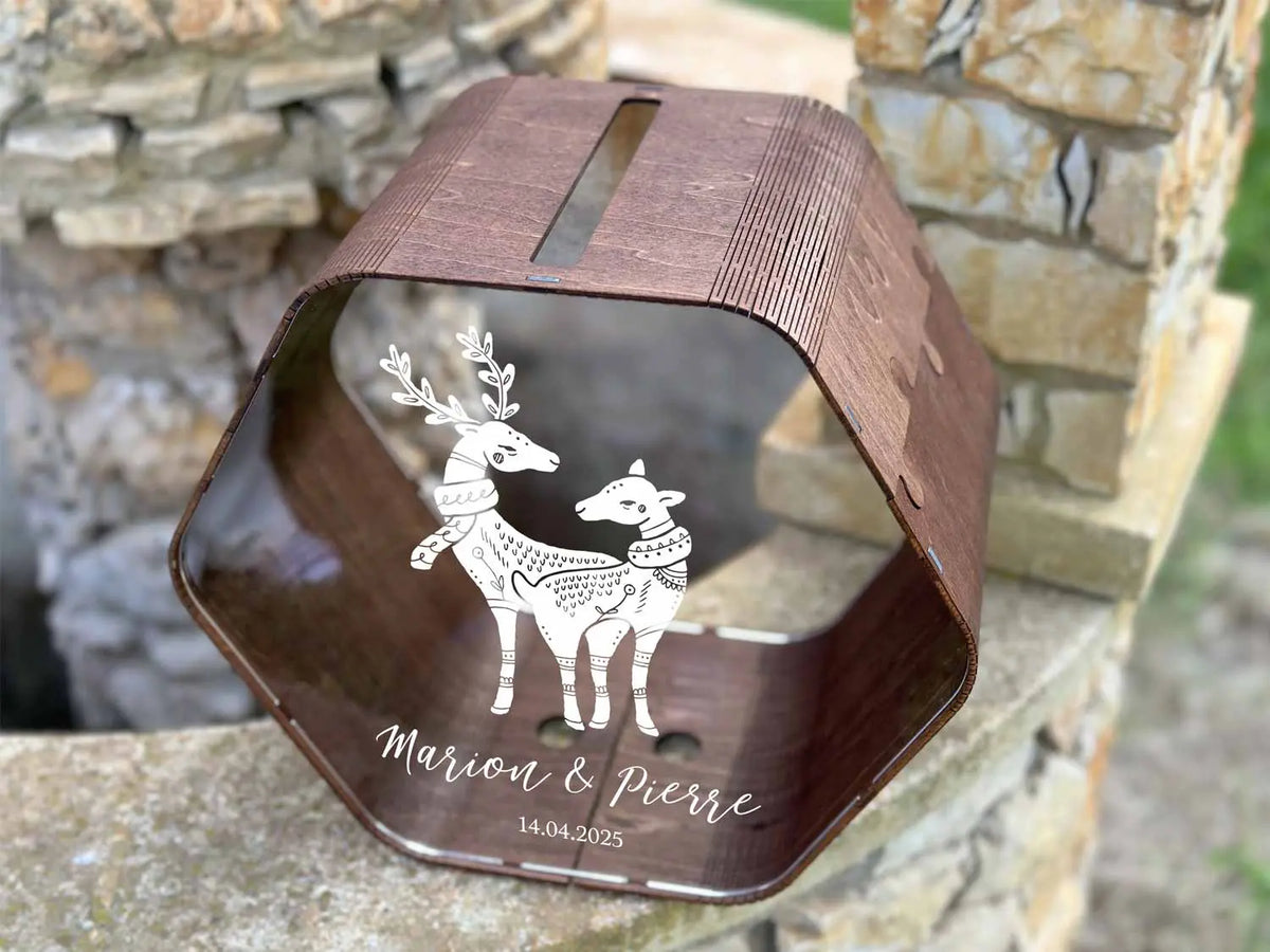 Urne mariage Harmonie Sauvage