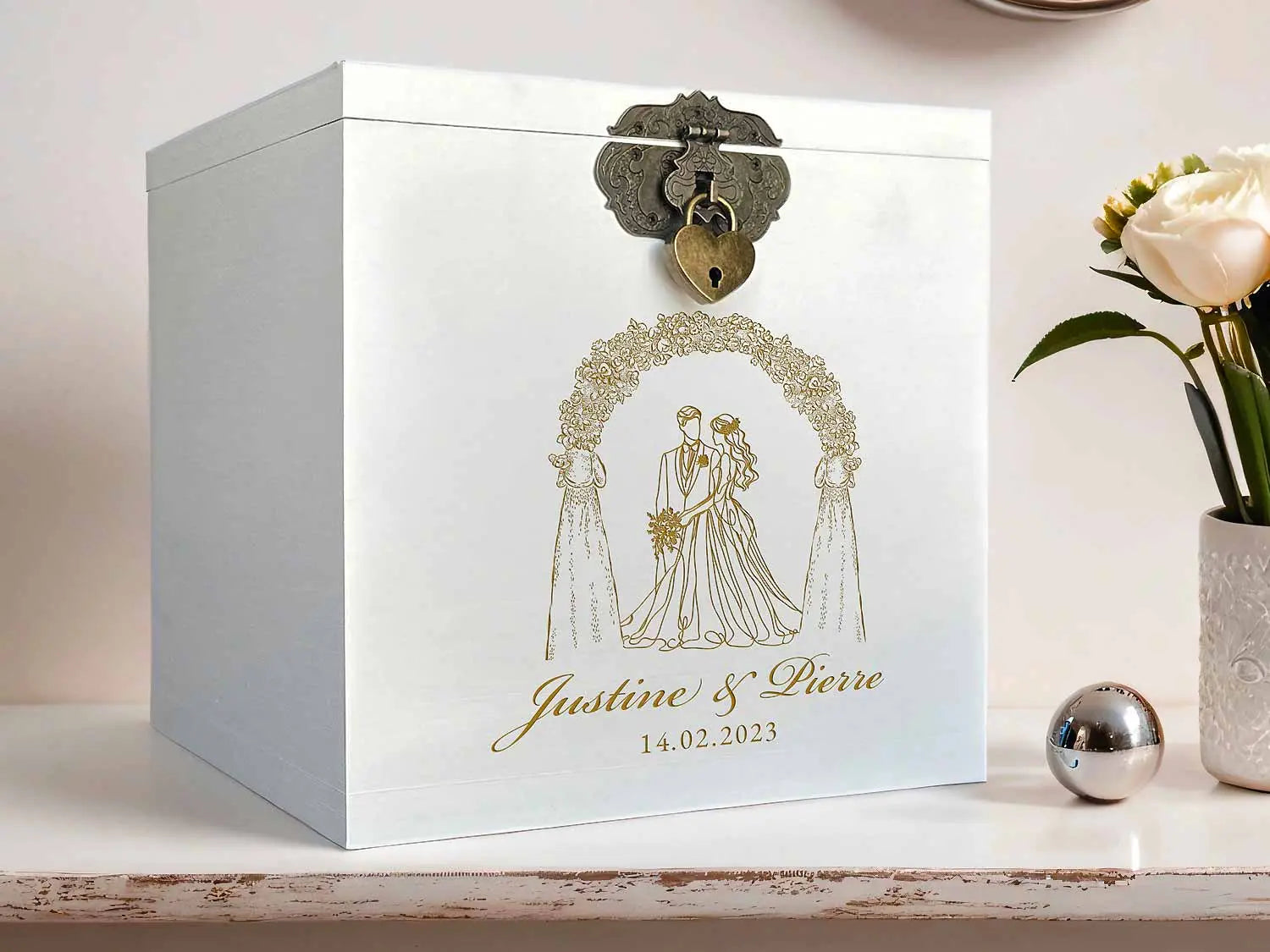 Urne mariage Mariage chic