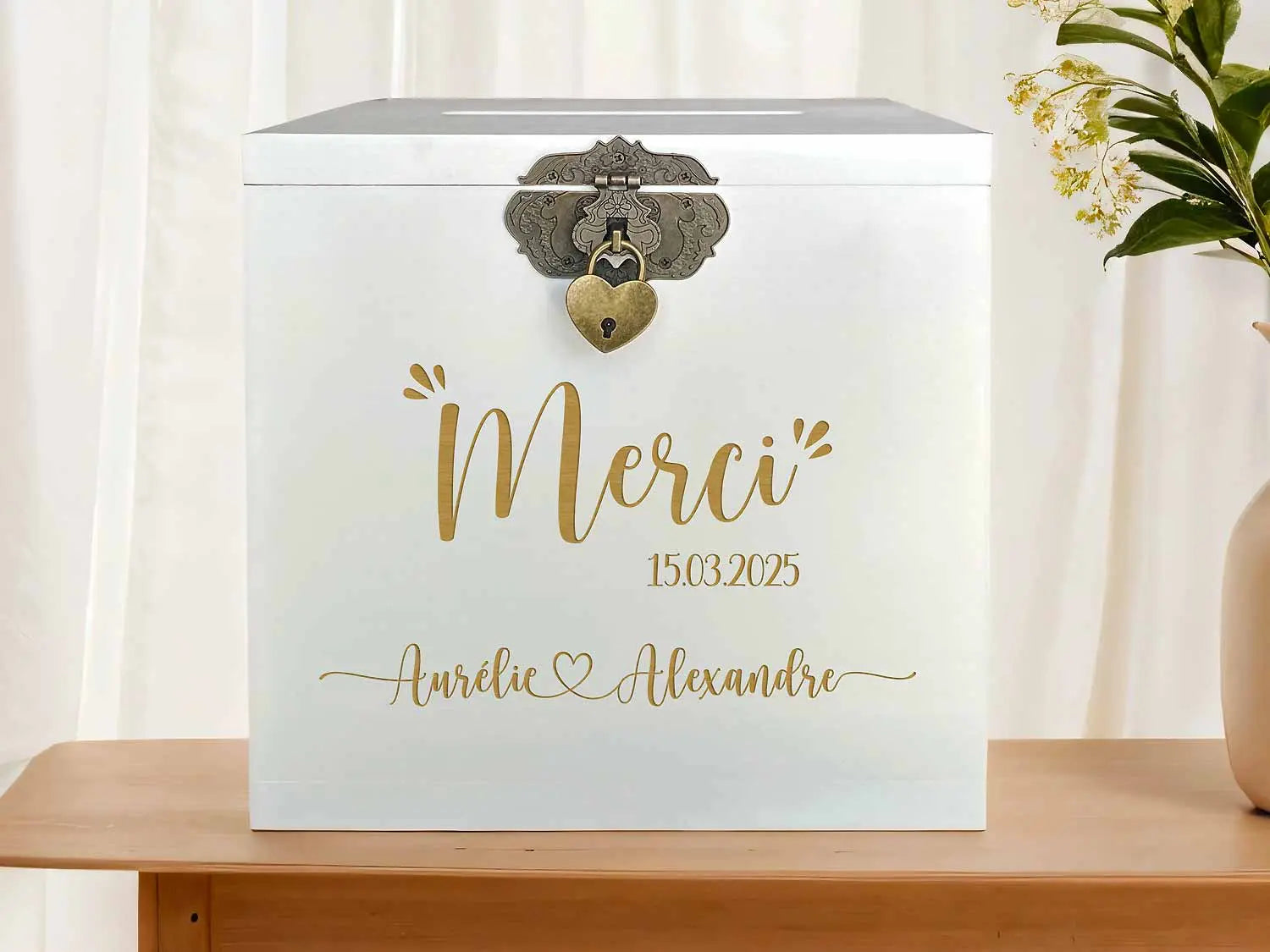 Urne mariage Merci