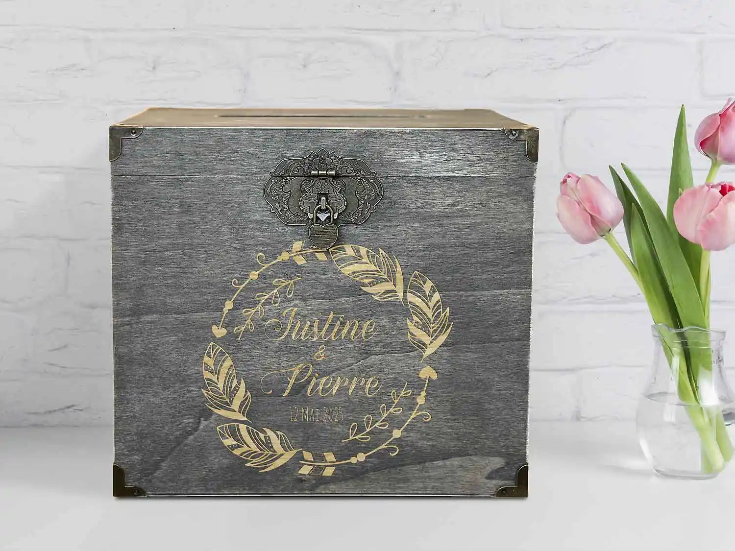 Urne mariage Racines bohèmes