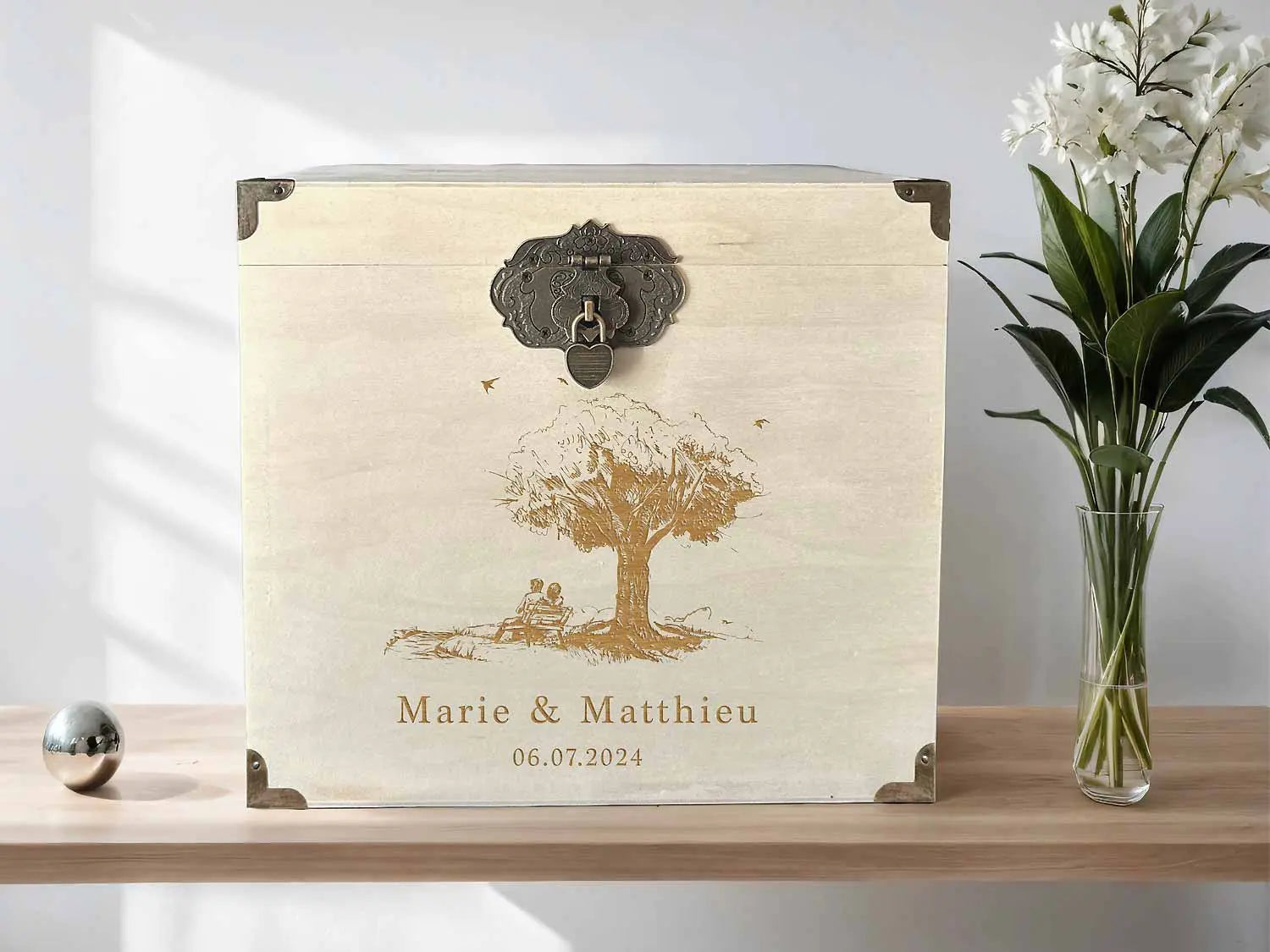 Urne mariage Secrets partagés