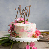 Cake toper en bois personnalisé - 05 - Monzaya