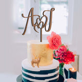 Cake toper en bois personnalisé - 05 - Monzaya