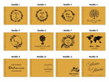 Livre d'or mariage en bois personnalisé - 08 - Monzaya