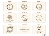 Livre d'or mariage en bois personnalisé - 11 - Monzaya