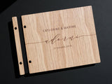 Livre d'or mariage en bois personnalisé - 08 - Monzaya