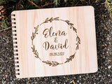 Livre d'or mariage en bois personnalisé - 11 - Monzaya