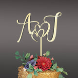 Cake toper en bois personnalisé - 05 - Monzaya