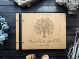 Livre d'or mariage en bois personnalisé - 02 - Monzaya