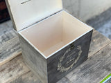 Urne mariage en bois personnalisée - 03 - Monzaya